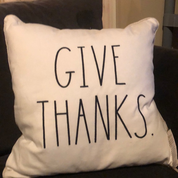 Rae Dunn Other - Rae Dunn GIVE THANKS pillow